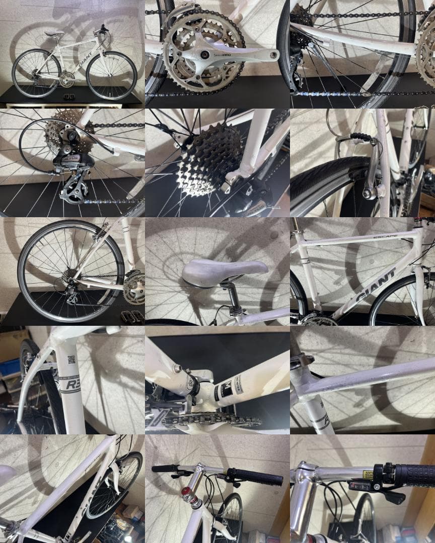 GIANT ESCAPE R3 クロスバイク sizeM　ホワイトカラー