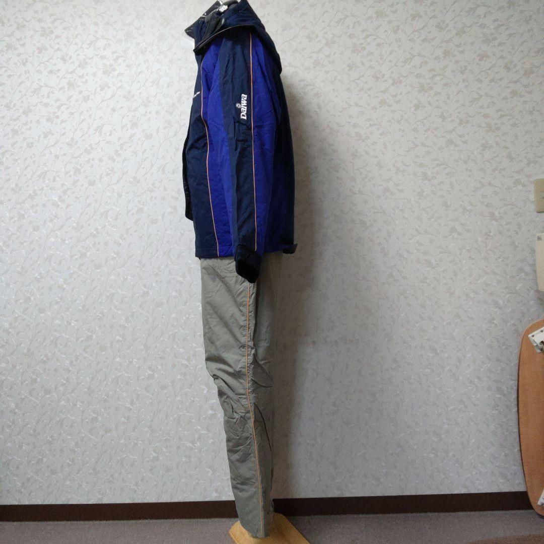 ダイワ大盛中綿レインマックスサロペットウィンタースーツ ネイビーブルーLL 新品