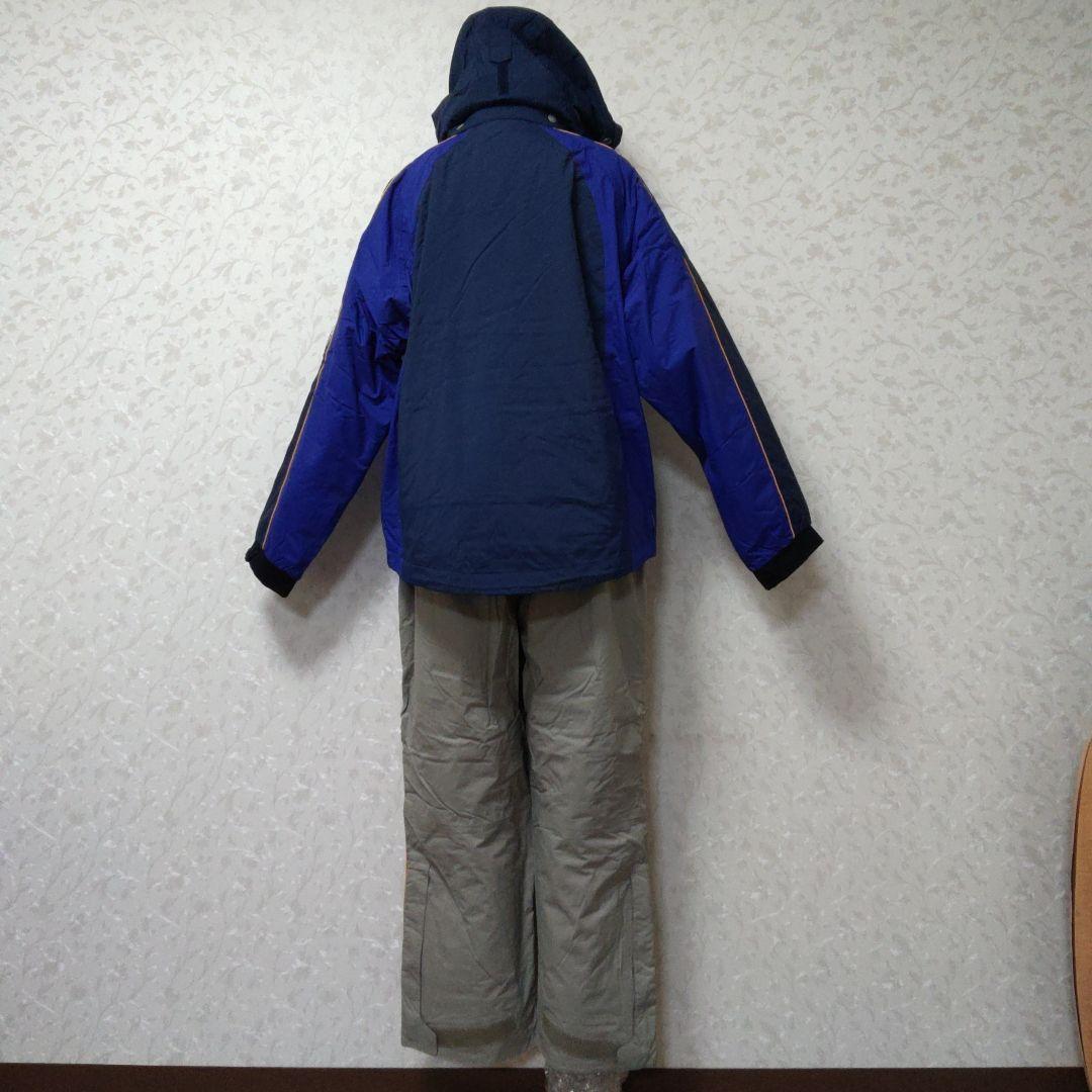 ダイワ大盛中綿レインマックスサロペットウィンタースーツ ネイビーブルーLL 新品