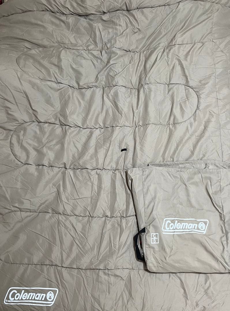 コールマンColeman ファミリー2 IN 1/C5グレージュ 寝袋 シュラフ