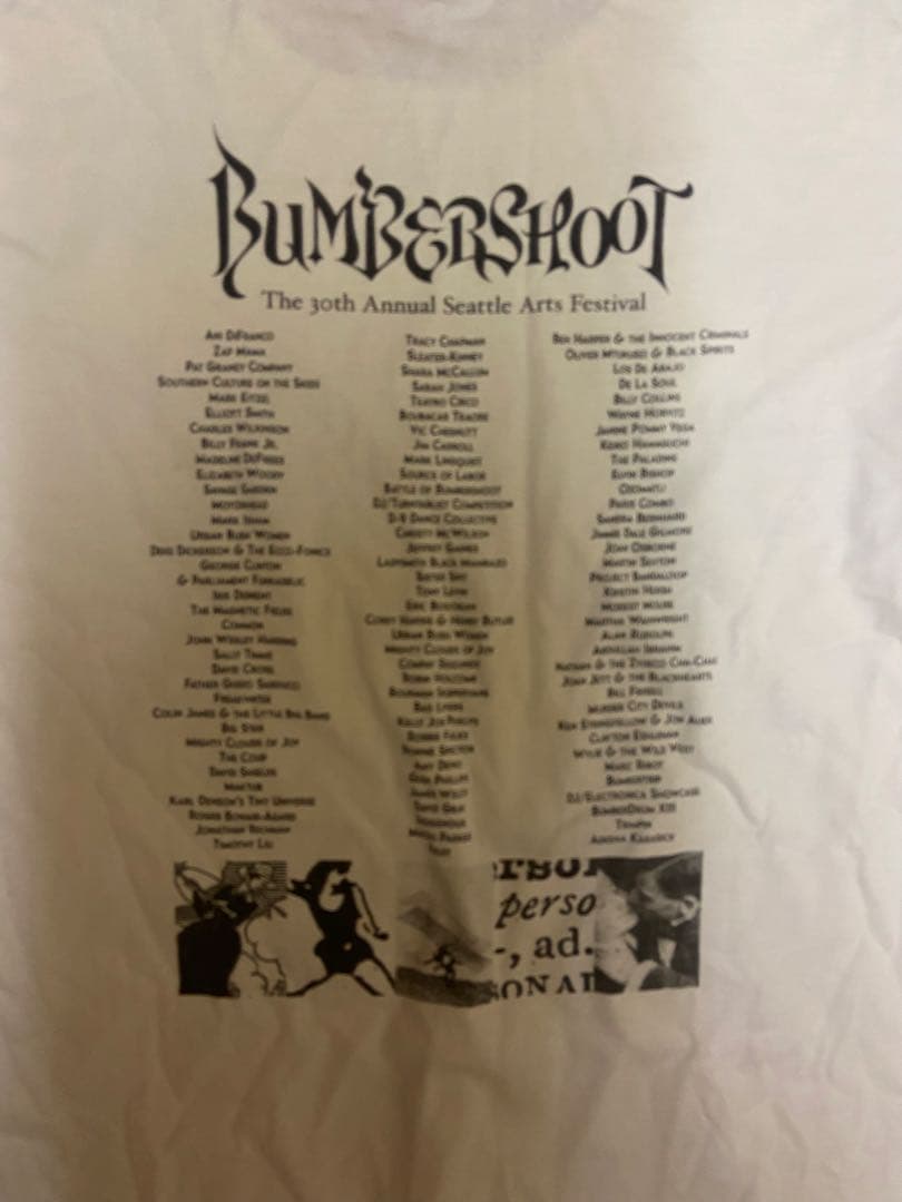 Bumbershoot 2000 バンバーシュート Tシャツ