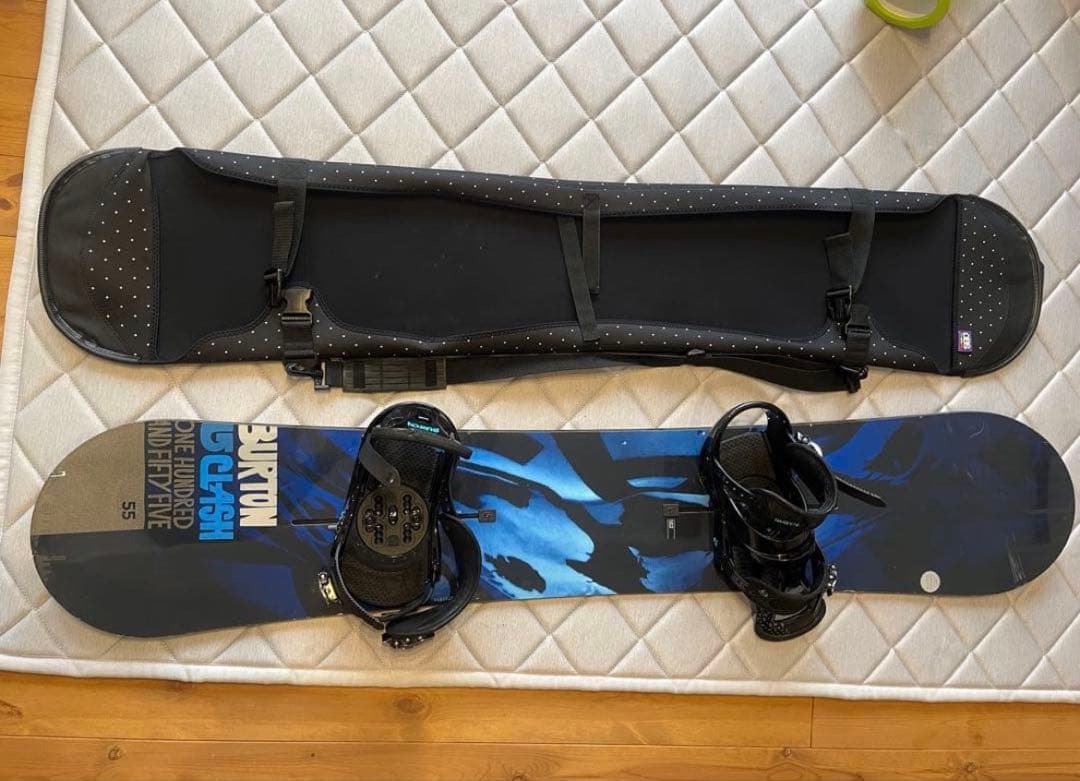 Burton CLASH 155 スノーボード ソールカバー付き