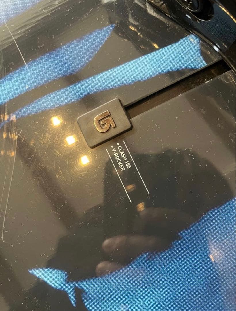 Burton CLASH 155 スノーボード ソールカバー付き