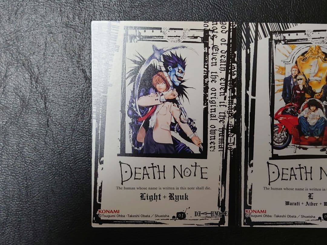 DEATH NOTE デスノート 9枚セット 夜神月 L パラレルレアカード