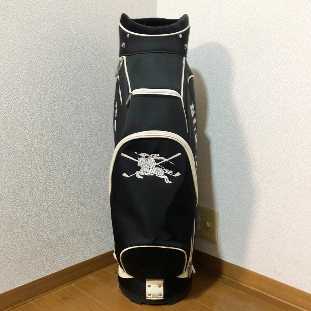 希少 BURBERRY GOLF キャディバッグ バーバリー カート型 6分割