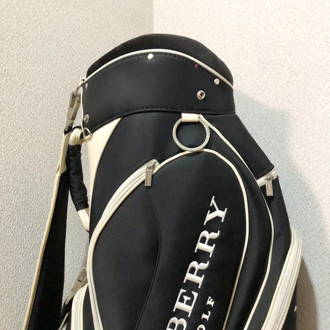 希少 BURBERRY GOLF キャディバッグ バーバリー カート型 6分割