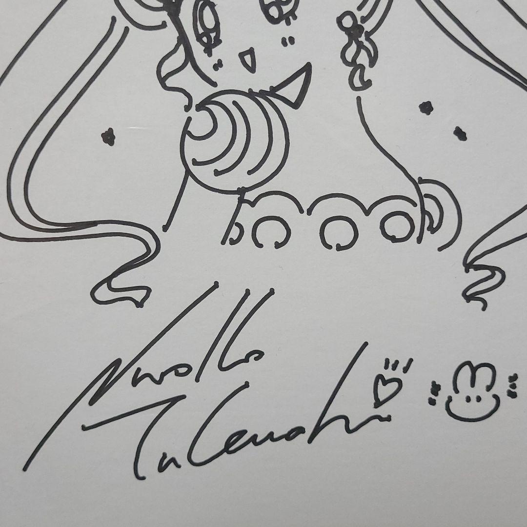 美少女戦士 セーラームーン プリンセス・セレニティイラスト直筆サイン色紙