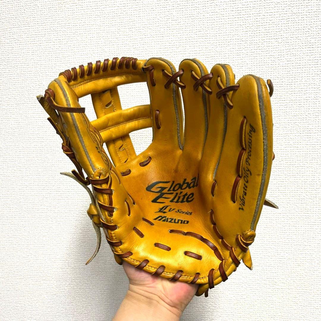 989 ミズノ グローバルエリート 型抜群 即戦力 硬式 内野手用グローブ