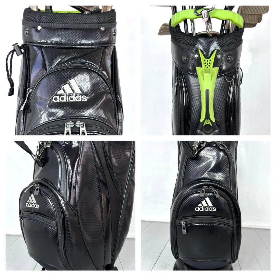 本格派 メンズゴルフクラブ 14本 フルセット テーラーメイド adidas