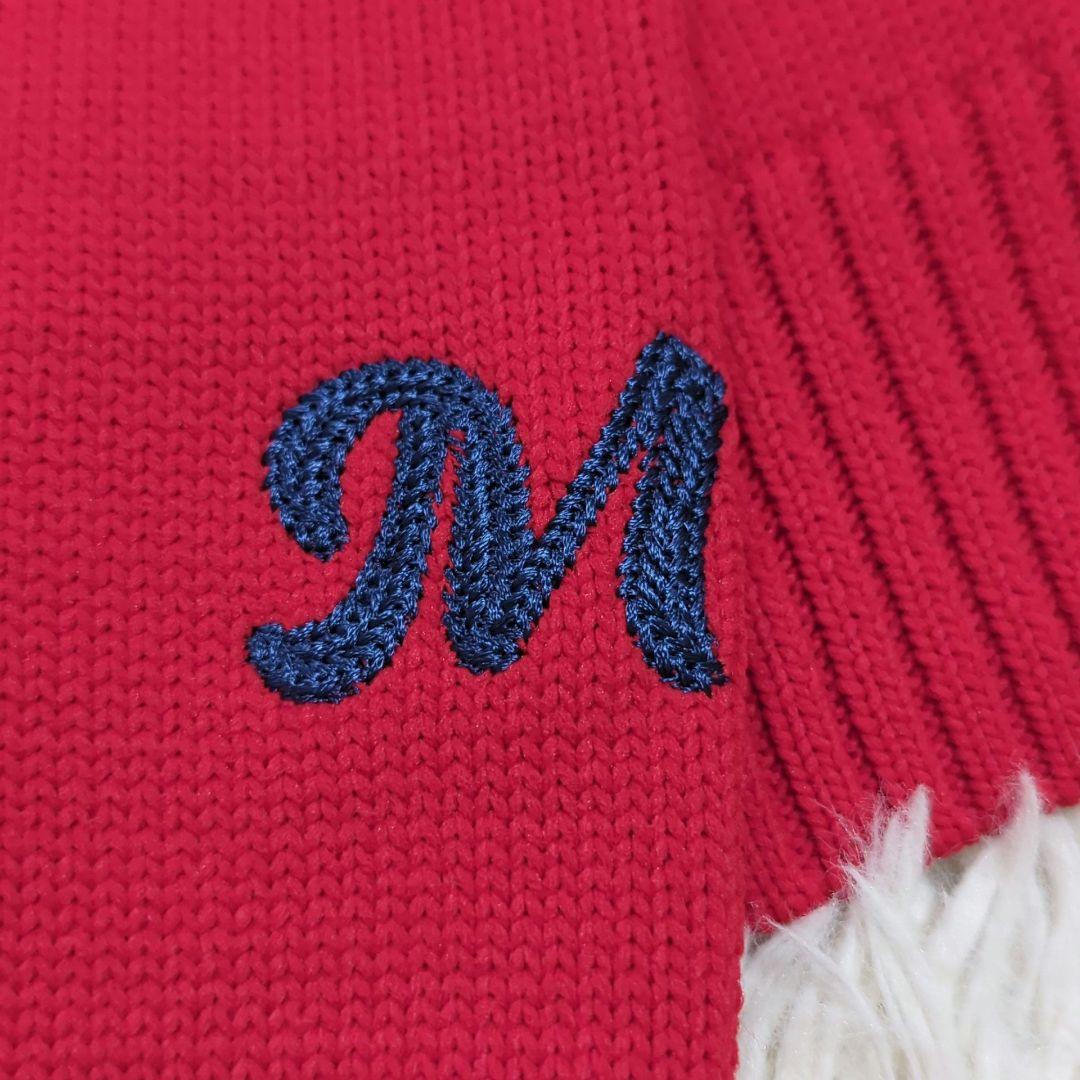 美品 XL 限定モデル 23SS パーリーゲイツ 上田桃子プロ着用 ニット 赤