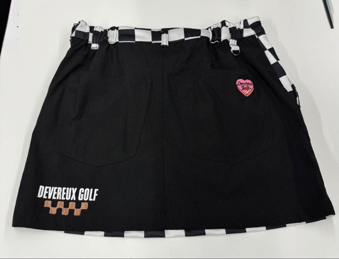 【定価23100円】DEVERAUX GOLF チェッカー スカート サイズS