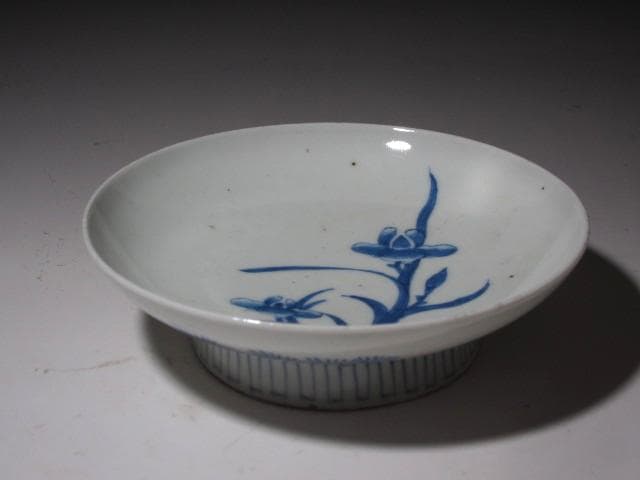 ★　六代　今右衛門　菖蒲絵皿　十三代今右衛門極めがございます★x437