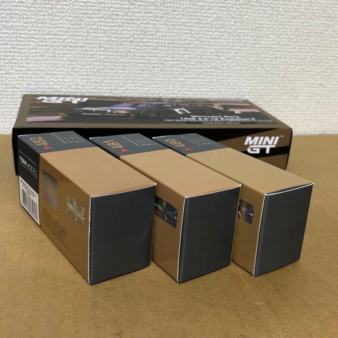 ミニGT MGTS0003　メルセデスベンツ 190E 2.5-16　3台セット