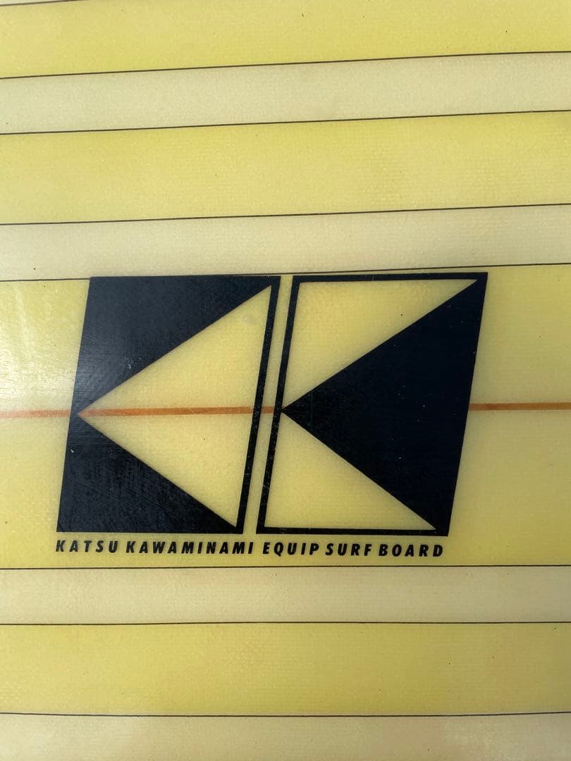 KATSUサーフボード　ミッドレングス　ビンテージ　シングル　川南活　鎌倉