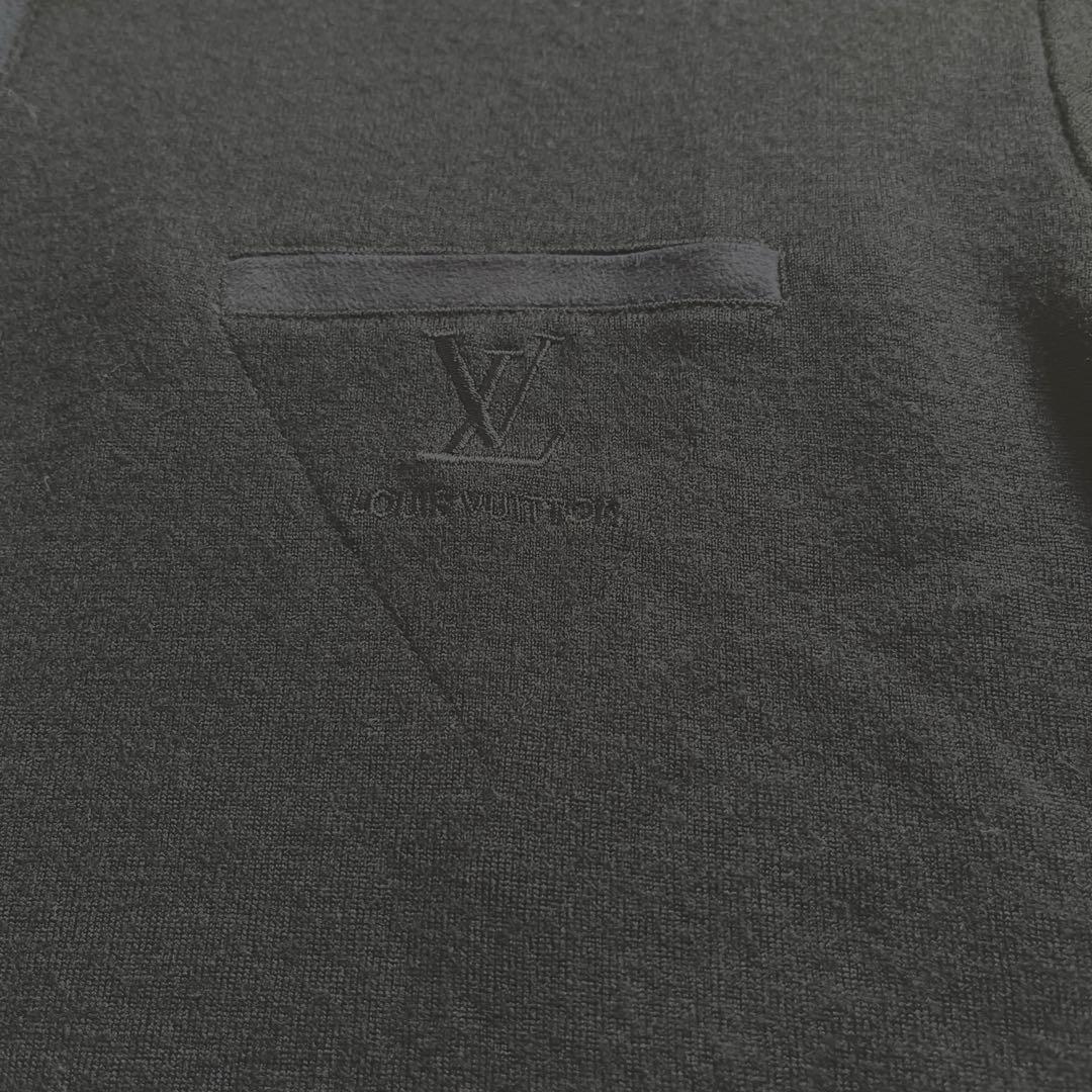 Louis Vuitton セーター 黒 メンズ　レディース 洗練されたデザイン