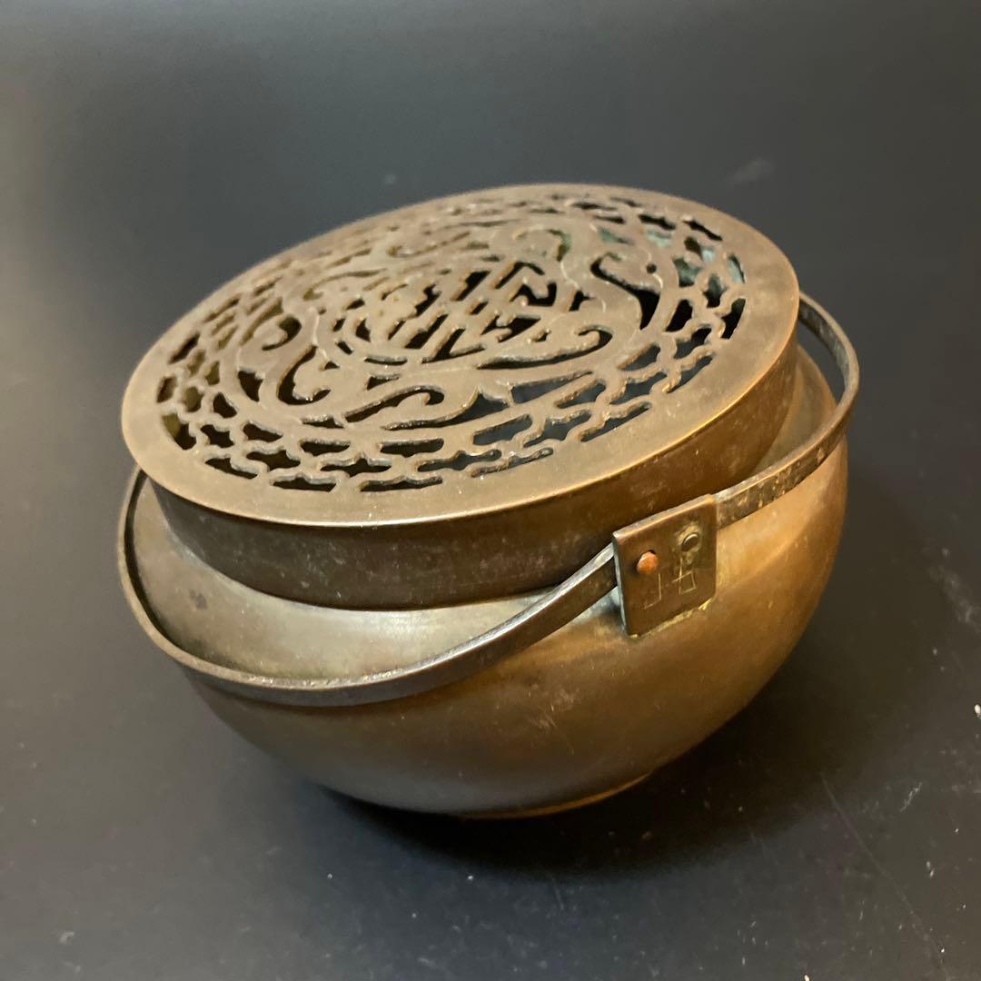 李朝　古銅　香炉　１７９６年製