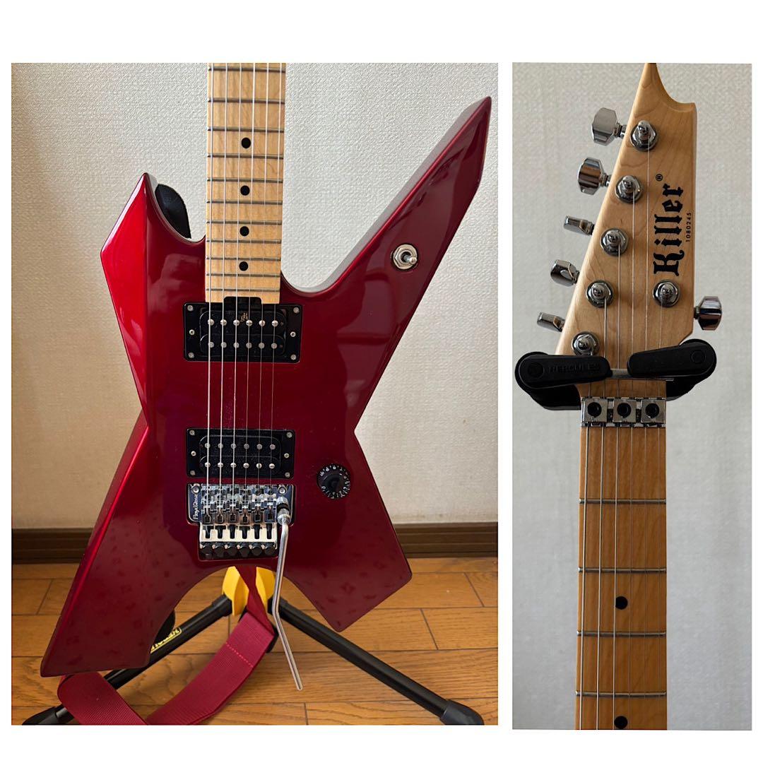 美品 Killer KG-Exploder Ⅱ ギター　変形　デリシャスレッド