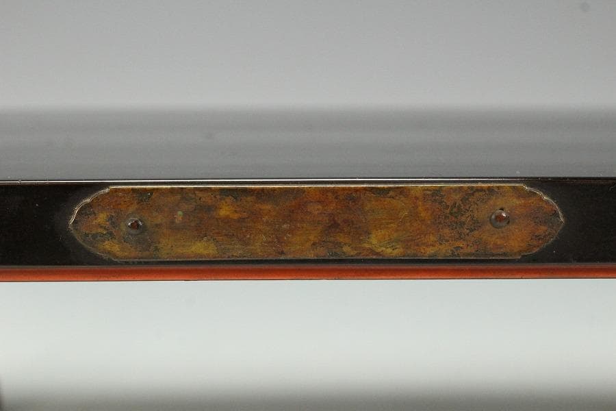 真塗り 螺鈿 草華紋 四方卓 香炉台 仏教美術(K-YC341)