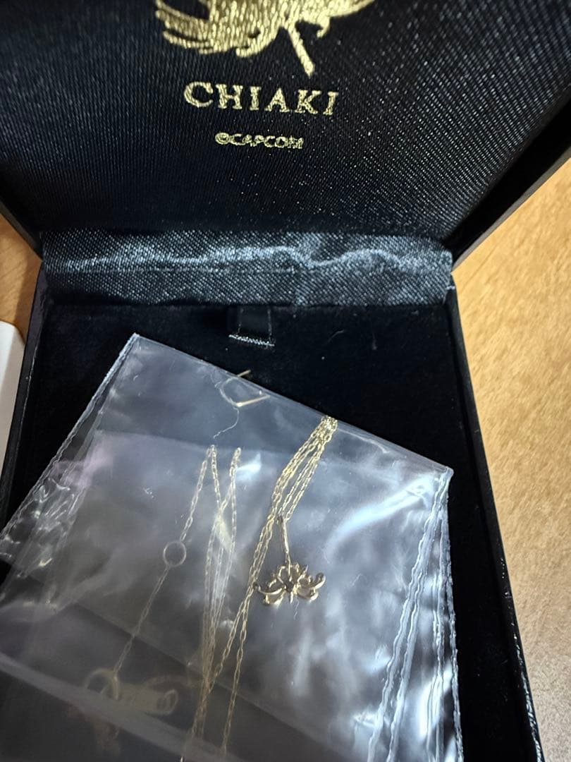 囚われのパルマ チアキ リコリス K10製 ネックレス 指輪9号 セット 新品