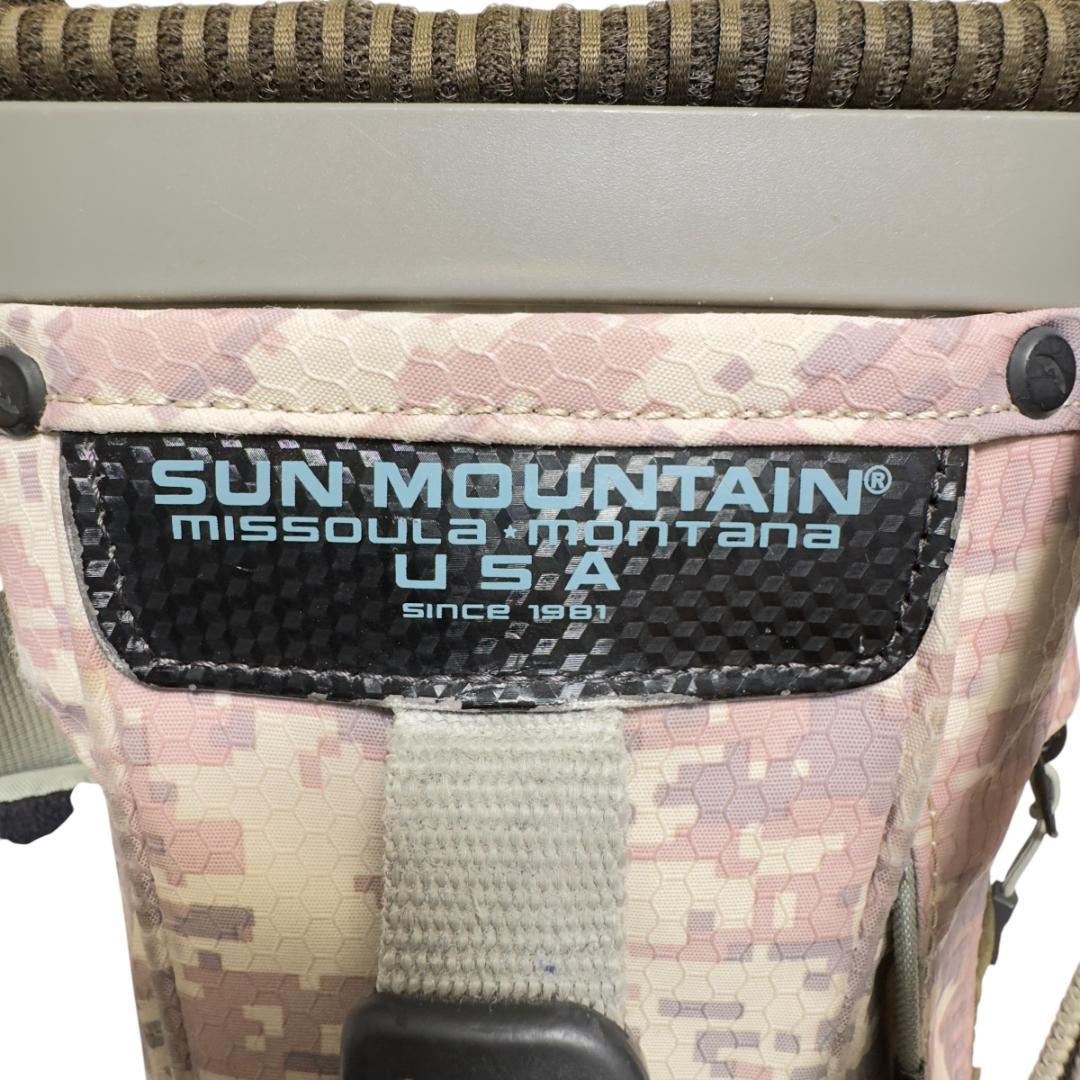 超希少 サンマウンテン 迷彩 14分割 スタンド キャディバッグ カモフラージュ