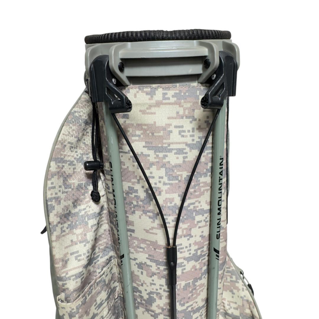 超希少 サンマウンテン 迷彩 14分割 スタンド キャディバッグ カモフラージュ