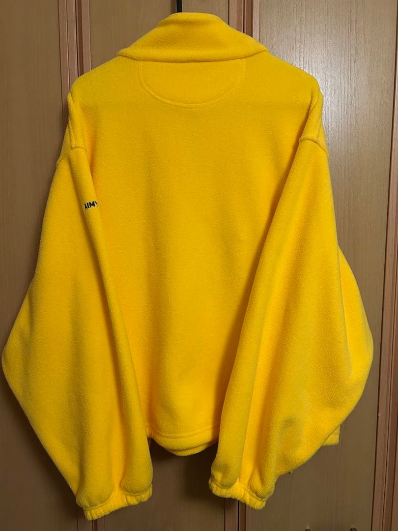 AIMYON フリース ハーフジップ イエロー　あいみょん