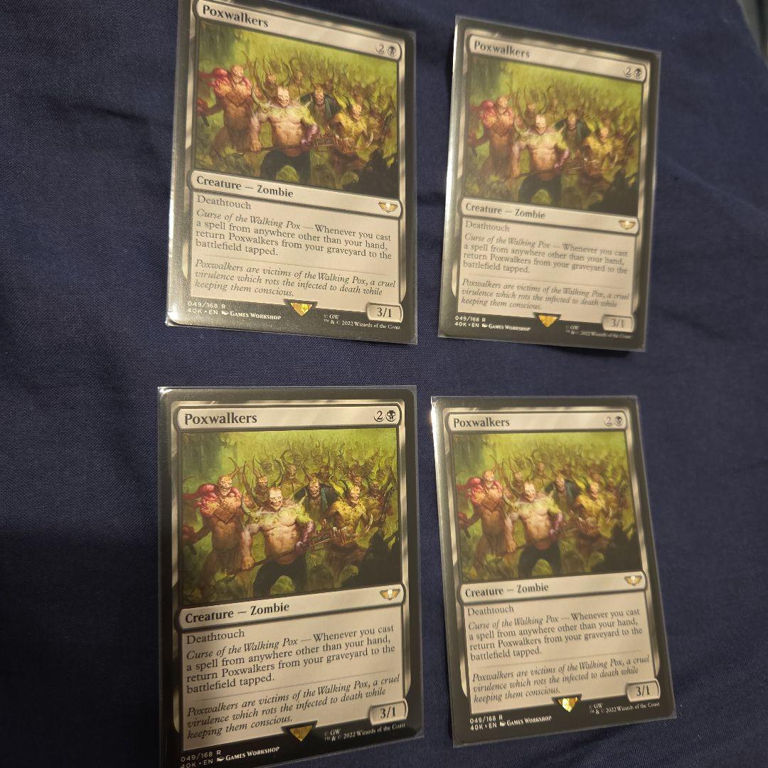 Poxwalkers 4枚セット 40K 049