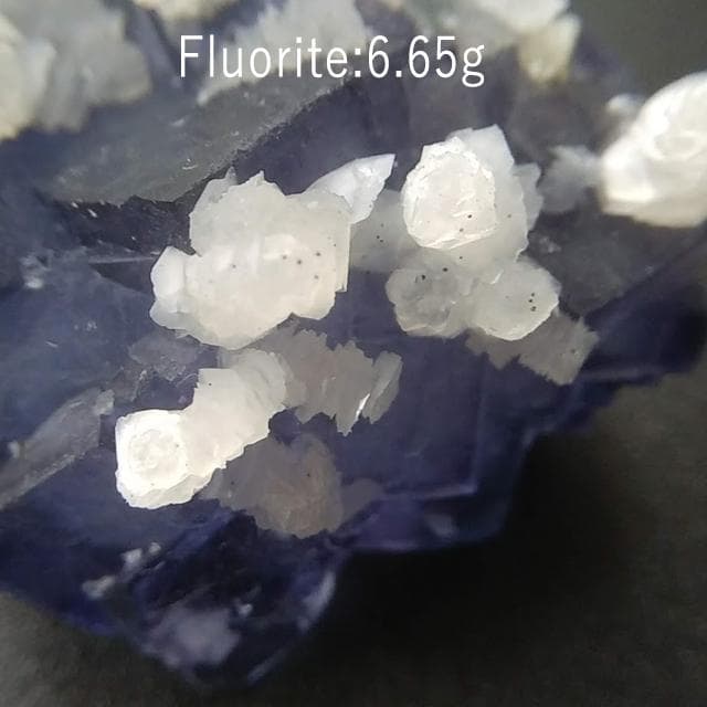 6.65g　パープルフローライト　鉱物標本　フローライト