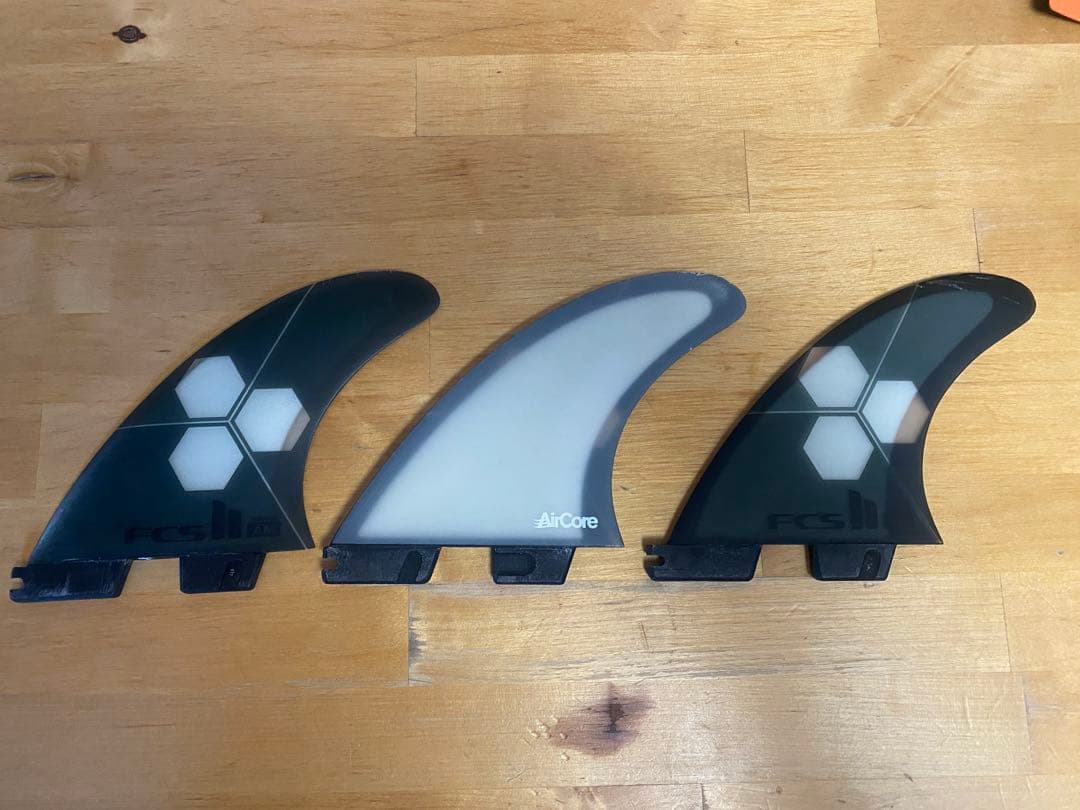 アルメリックfcs2 MサイズAirCore サーフボードフィン 3枚セット