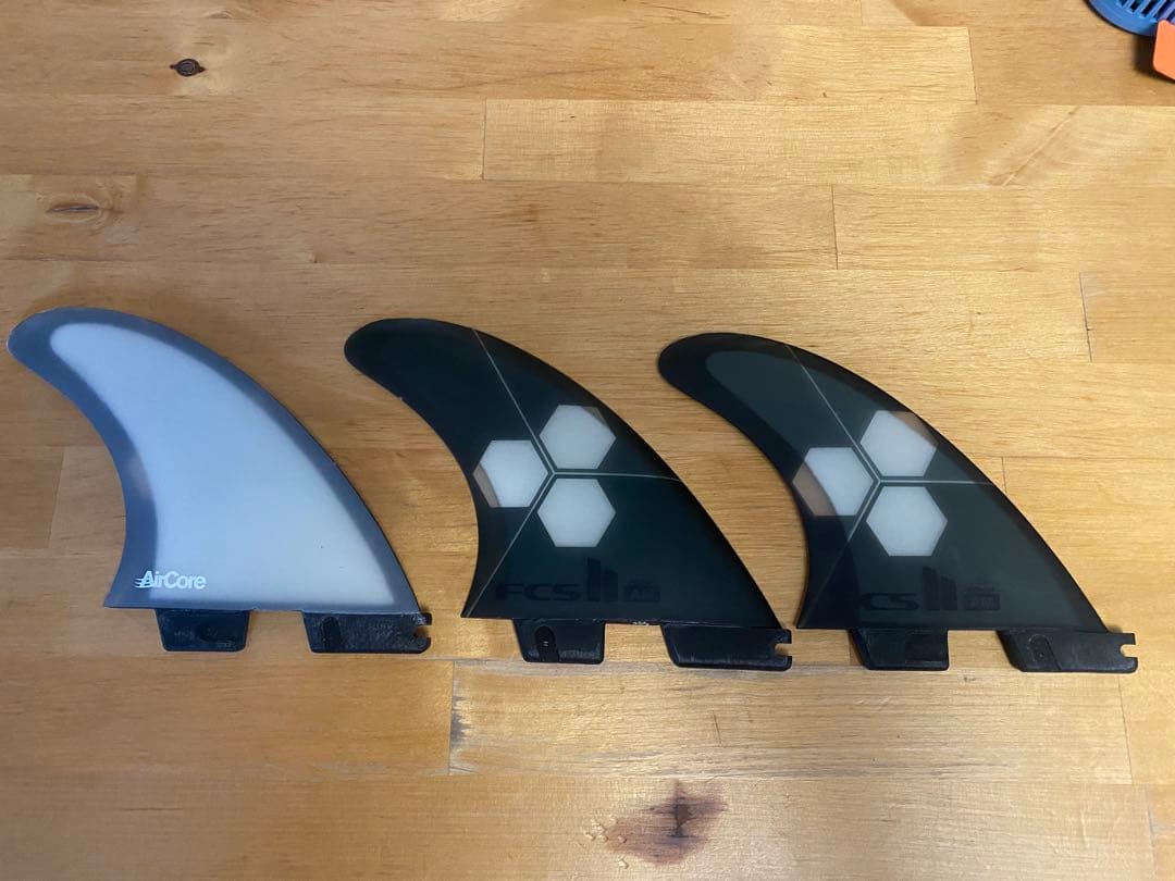 アルメリックfcs2 MサイズAirCore サーフボードフィン 3枚セット