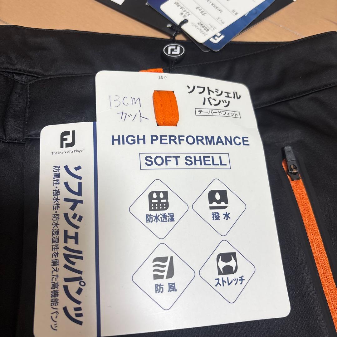 フットジョイ ソフトシェルパンツ ゴルフウェア メンズ M ブラック