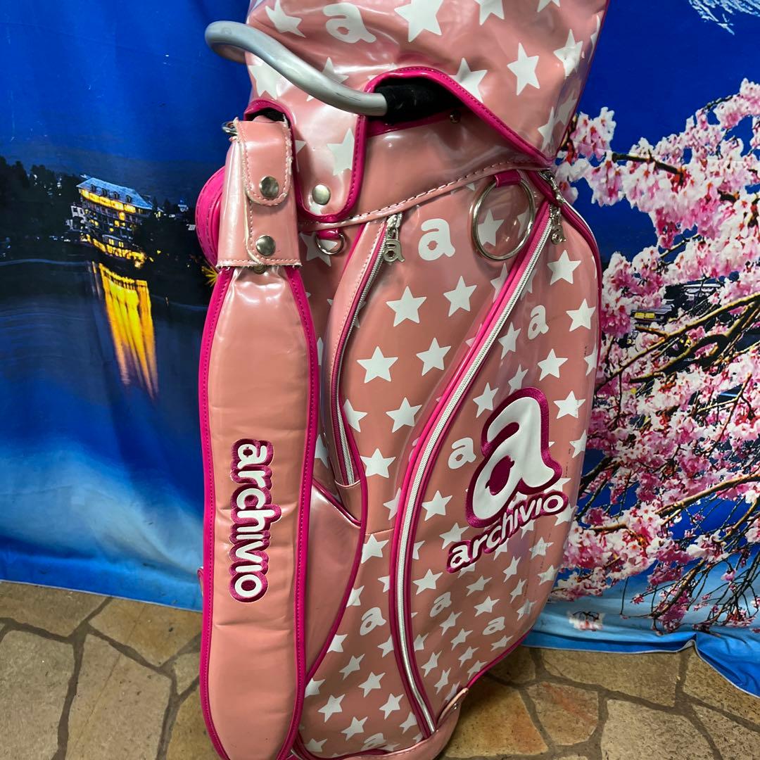 寶BT-1057 archivio アルチビオ ピンクベージュ キャディバッグ