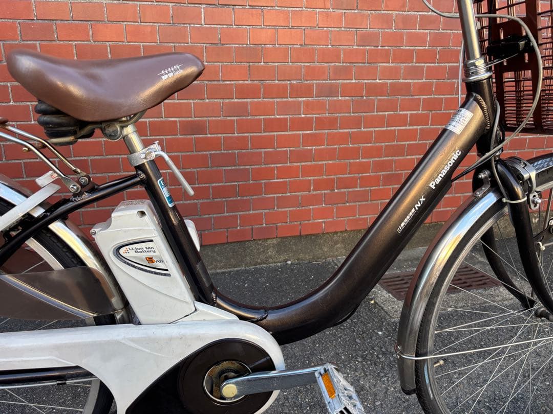 おしゅし Panasonic 電動アシスト自転車 ダークブラウン