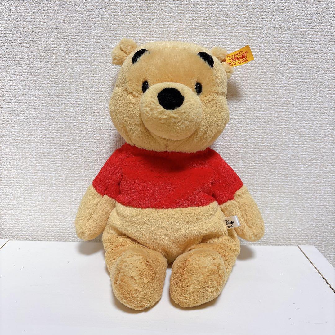 【レア】シュタイフ ディズニー くまのプーさん ぬいぐるみ 30cm