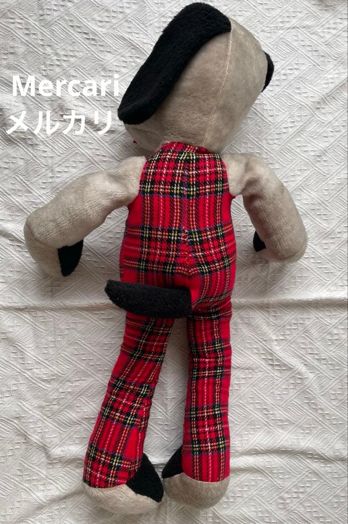 【特大約80cm】昭和レトロ　犬　ぬいぐるみ　ビィンテージ　当時物　メーカー不明