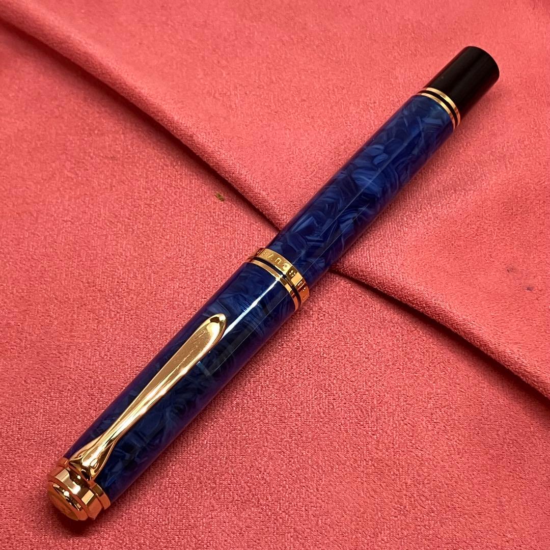 ◻️ペリカン SOUVERAN M800 ブルー・オー・ブルー 18C BB