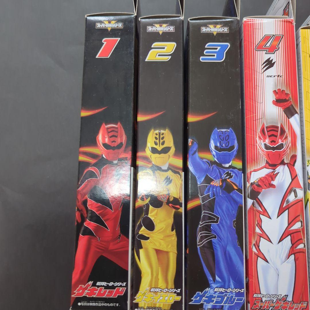 【未開封.未使用】ゲキレンジャー　ソフビセット