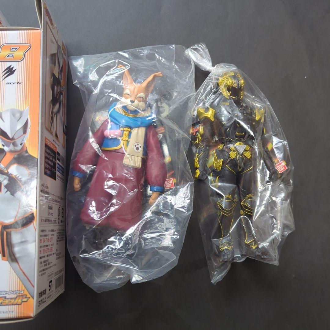 【未開封.未使用】ゲキレンジャー　ソフビセット