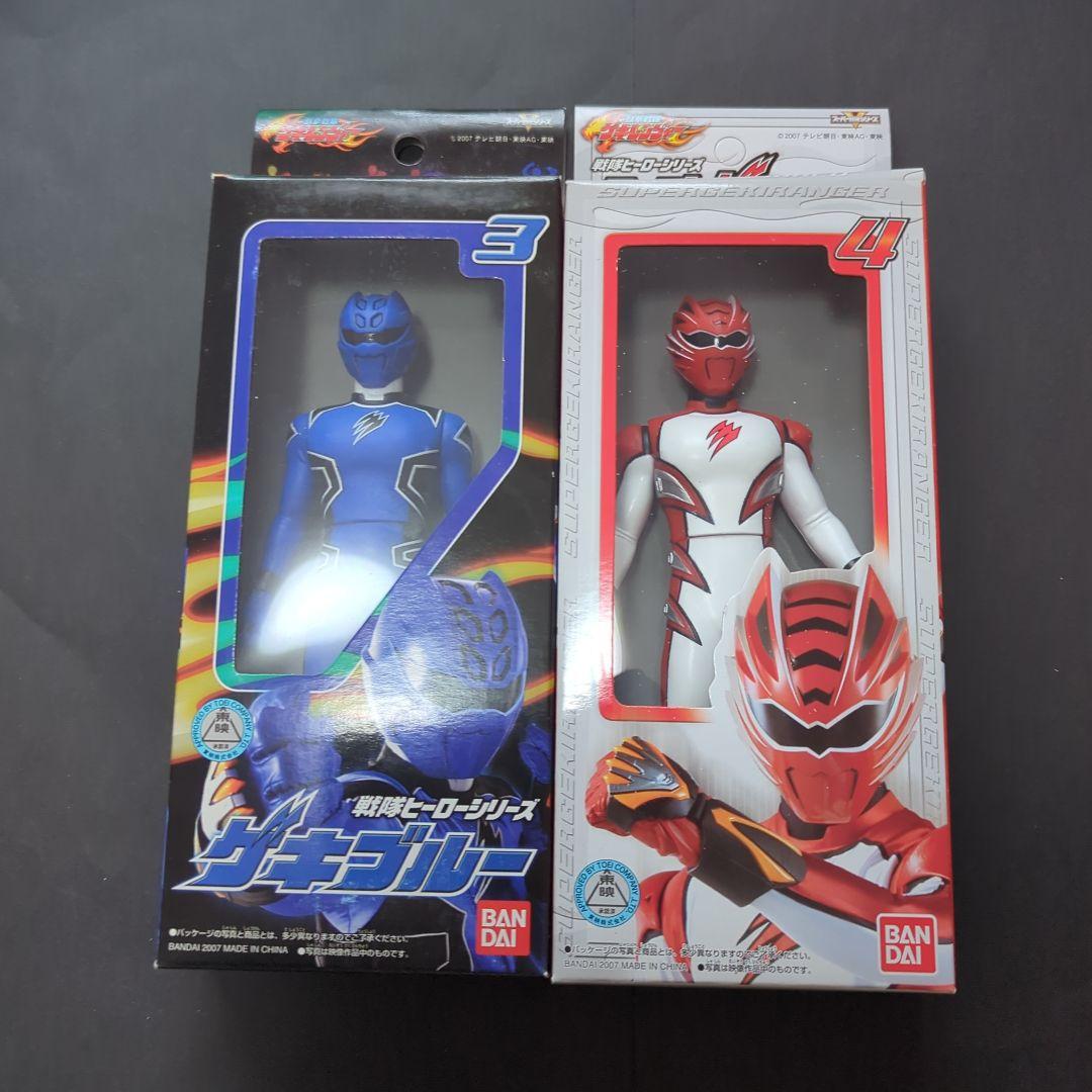 【未開封.未使用】ゲキレンジャー　ソフビセット