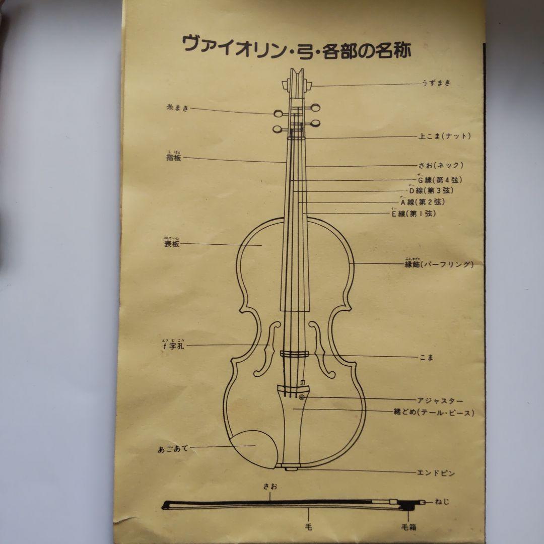 アントニオ・ストラディバリウス バイオリン1/4 No.3 本体 、ハードケース