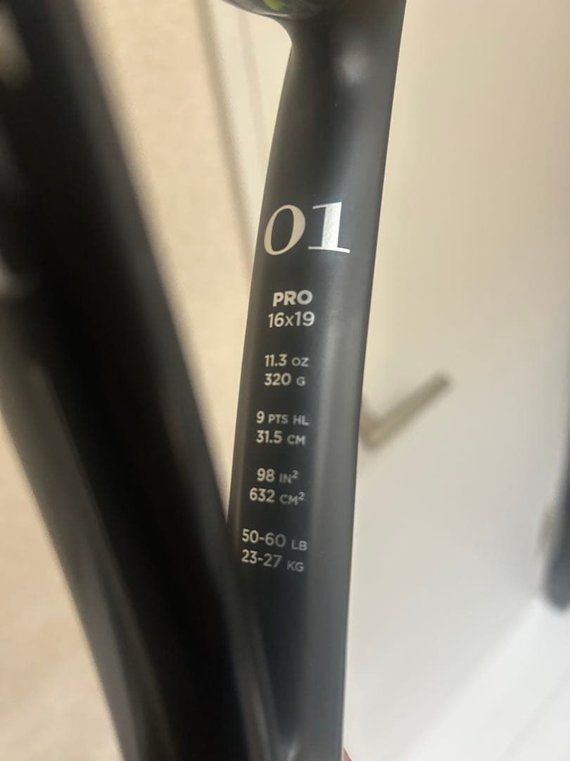 Wilson テニスラケット 黒/黄