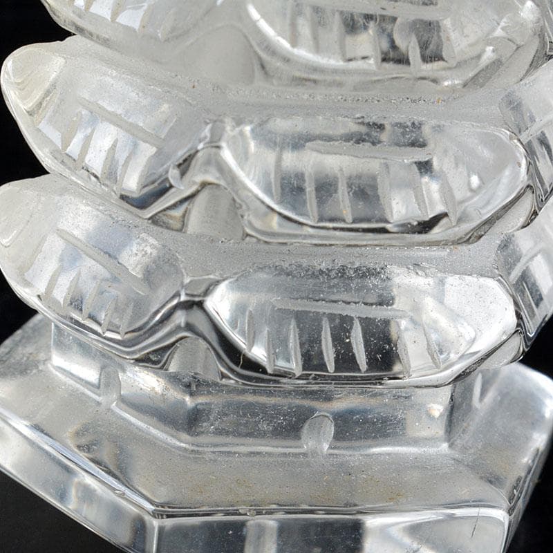 天然石　水晶　文昌塔　風水　縁起物　３点まとめて　Ｖ　6874