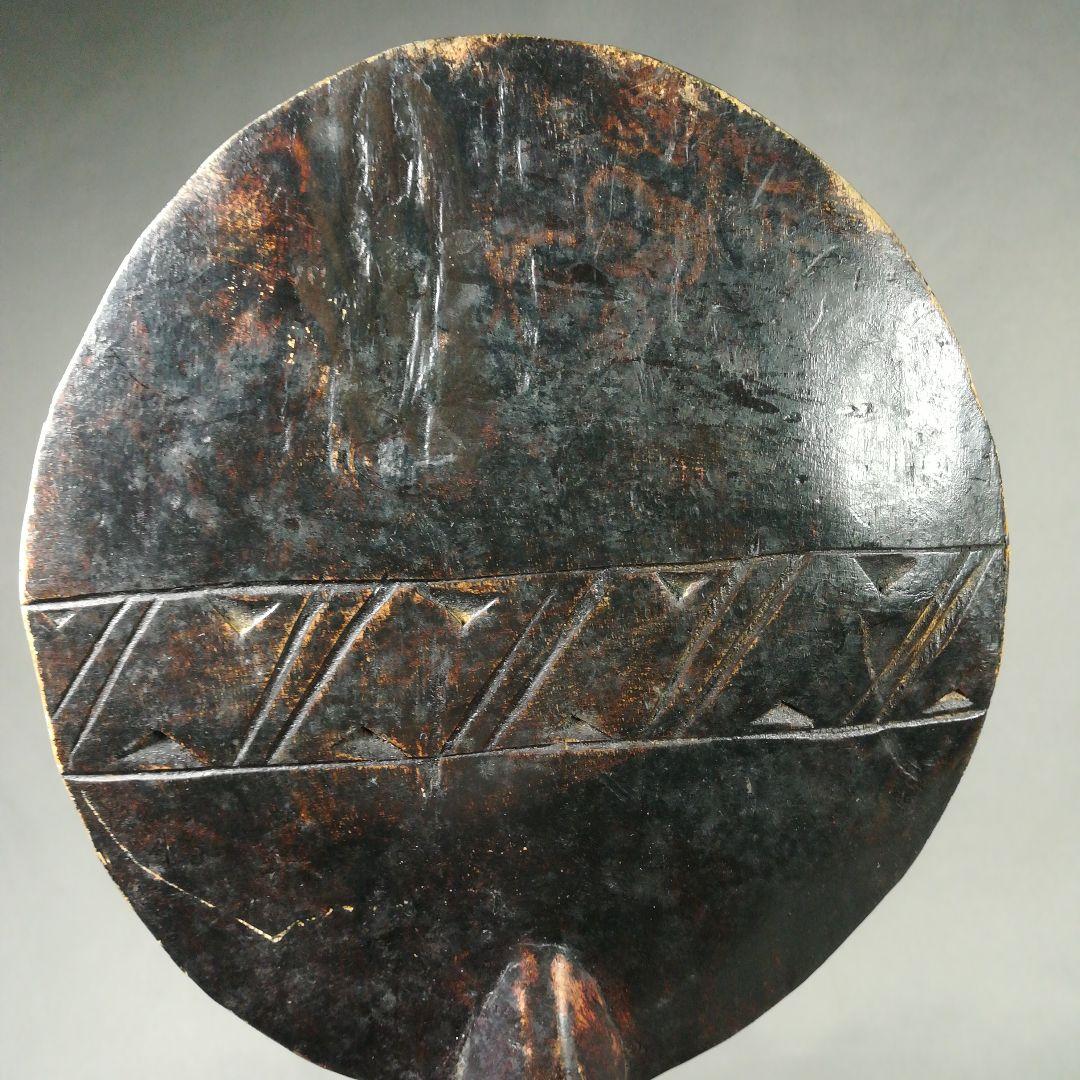 アフリカ　民族　プリミティブアート　木彫　置物　女性