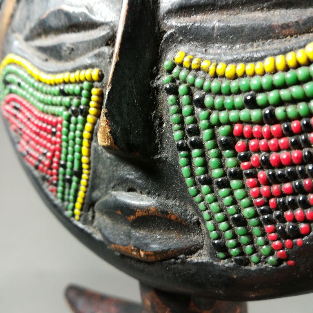 アフリカ　民族　プリミティブアート　木彫　置物　女性