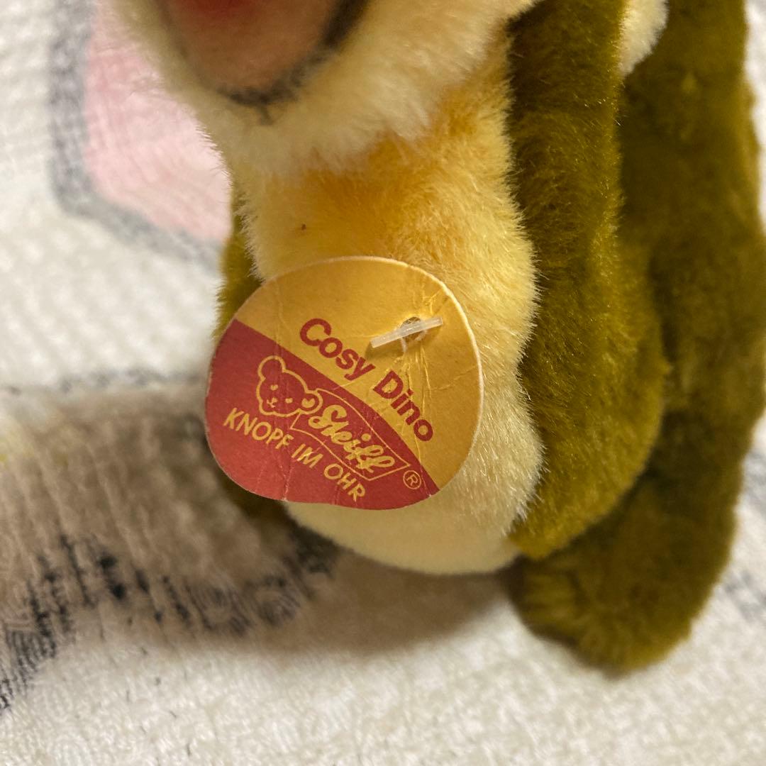 シュタイフ　恐竜　Cosy Dino ぬいぐるみ　中古品
