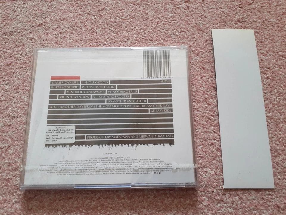 マドンナ　American Life　限定セット (Tシャツ・CD・しおり)