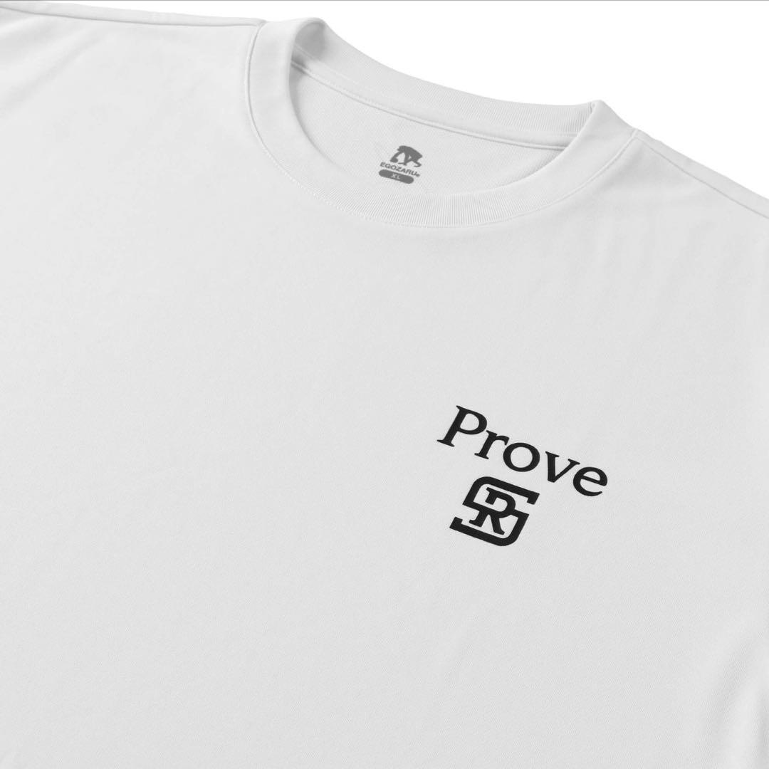 エゴザル RIKU Prove RS ロゴTシャツ XL ホワイト 瀬川琉久