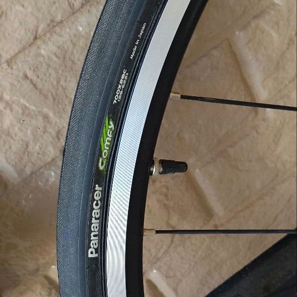 SHIMANO WH-R501A エアロスポーク 前後セット タイヤ チューブ付