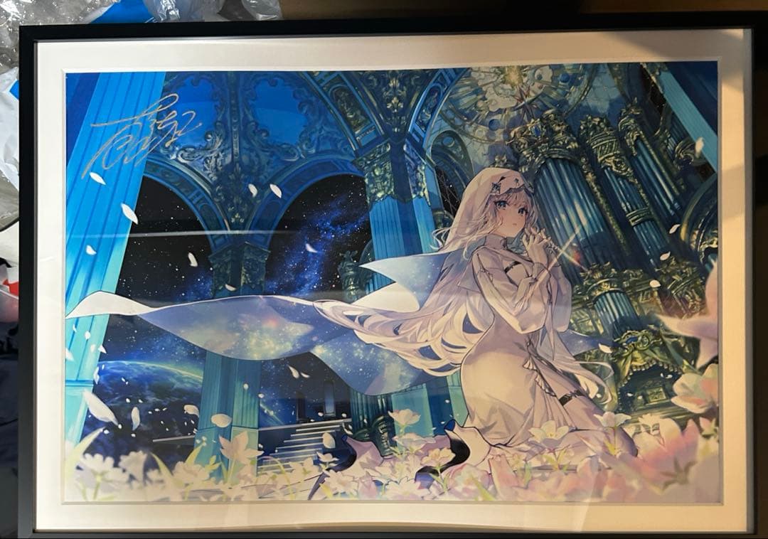 藤ちょこ 直筆サイン入り複製原画 奏鳴の宙 ジークレー 光る美少女展