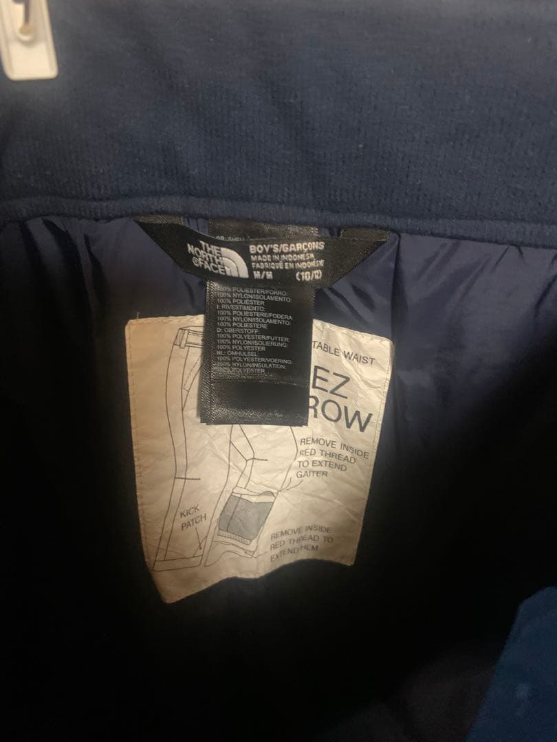 THE NORTH FACE 子供用　スノボー　スキー　パンツ 青